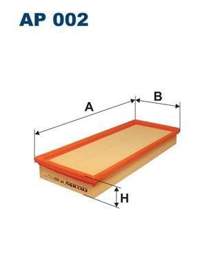FILTRON AP002 Air Filter - Compatible with Golf, Escort and 3 more models — Air & Cabin Filters