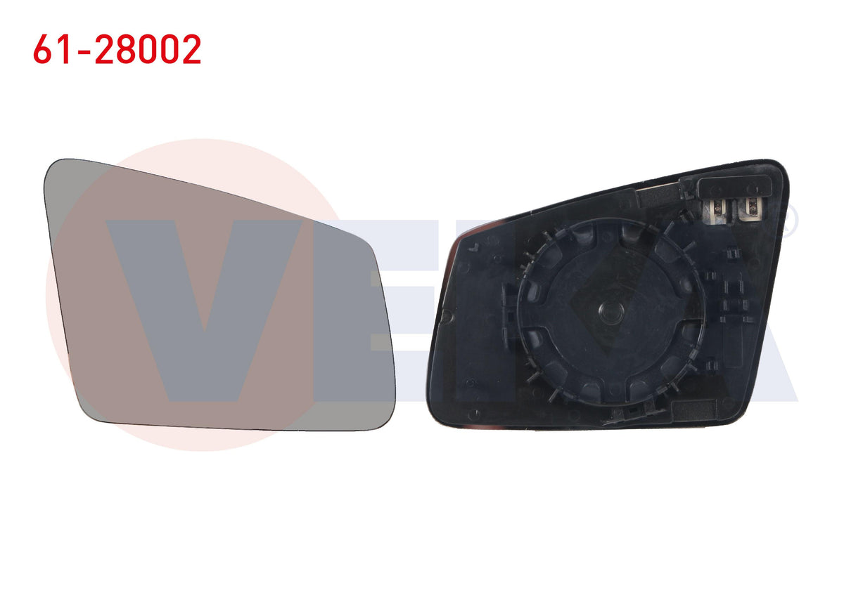 Veka 61-28002 Mirror Glass Right Heated Mercedes C Series (W204) 2007-2014 — Mirrors