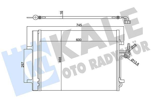 kale 386200 car condenser for ford models, dimensions of kale car condenser KALE 386200 | Car Condenser for 2006 Ford Mondeo, Smax, S60, S80 - 1.8 to 2.2 TDCi | Aluminum Radiator KALE Car Condenser - Durable AC Radiator for Ford Models kale-car-condenser, ford-ac-radiator, automotive-repair, car-parts, mechanics-tools, ac-system, vehicle-maintenance, car-owners, ai-generated, auto-accessories