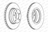 FERODO DDF1241C Vented Brake Disc — Brake Rotors & Drums
