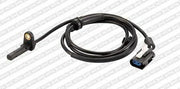 snr abs sensor rear left for 06 transit, close up of snr abs sensor SNR ABS Sensor Rear Left - Precision Fit for 06 Transit | Automotive Parts SNR ABS Sensor Rear Left for 06 Transit abs-sensor, automotive-parts, snr, 06-transit, safety-equipment, car-owner, mechanic, replacement-part, brake-system, ai-generated