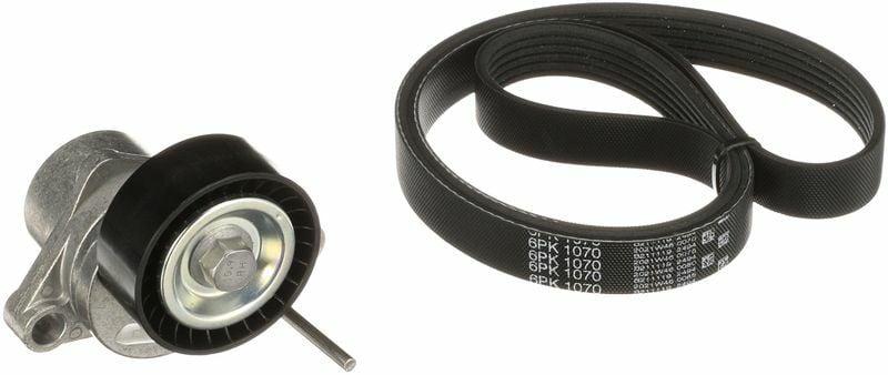 GATES V-Belt Kit K016PK1070 - Complete Set for 1.4L & 1.6L Engines — Belts
