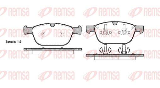 REMSA 1397.00 Brake Pad — Brake Pads