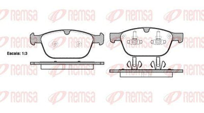 REMSA 1397.00 Brake Pad — Brake Pads