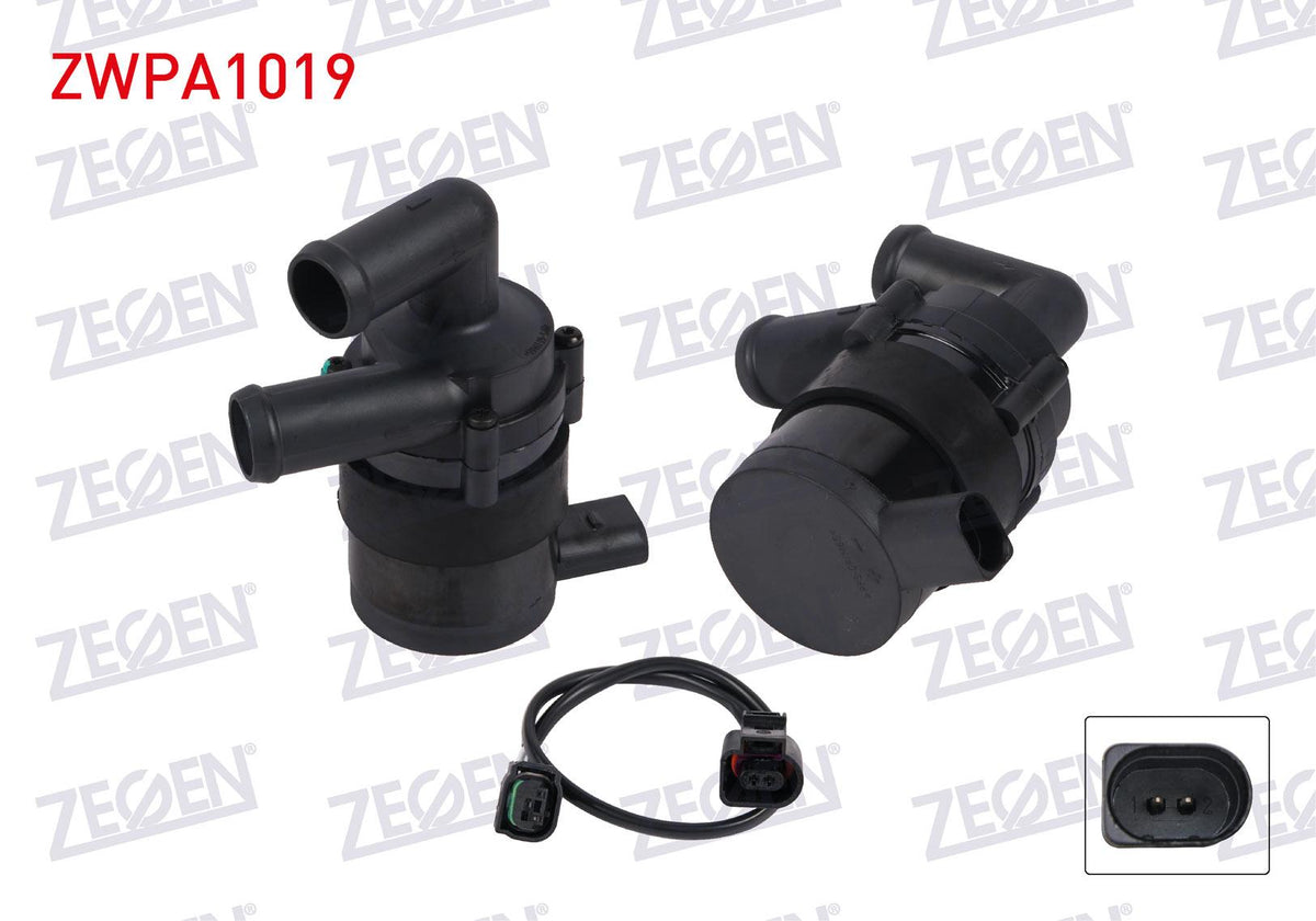 Zegen ZWPA1019 Auxiliary Water Pump Volkswagen Caddy III 04-15 / Golf V (1K1) 04-08 / Golf VI (5K1) — Water Pump & Thermostat