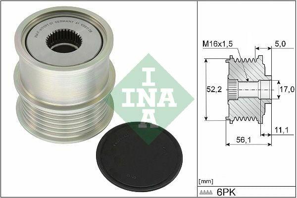 INA 535036310 Engine Tensioner for VW 1.0-1.4-1.5 TSI TFSI (2015-) — Pulleys & Tensioners