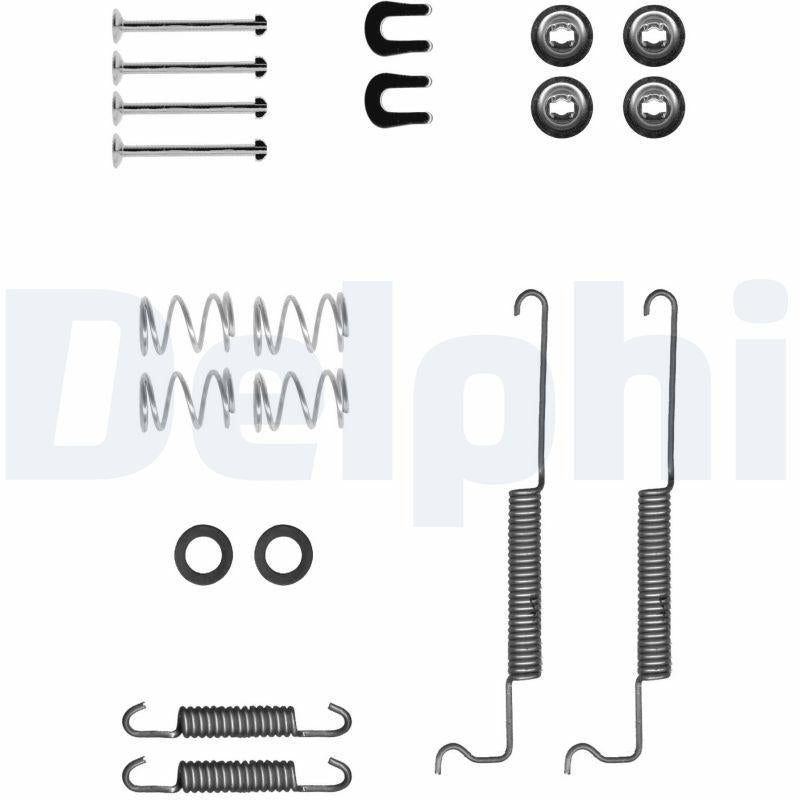 Delphi LY1426 Brake Shoe Mounting Set — Brake Cables & Hardware
