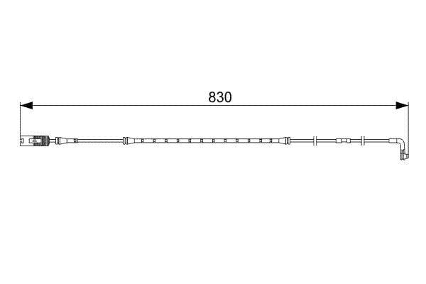 bosch-brake-pad-sensor-cable, fren-balata-kablosu-e65-e66-e67 BOSCH Fren Balata Kablosu - E65 E66 E67 Series | 830 mm Length BOSCH Fren Balata Kablosu - E65 E66 E67 Series bosch, fren-balata-kablosu, e65-e66-e67, brake-pad-sensor, automobile-accessories, car-maintenance, disc-brake, automobile-owners, ai-generated