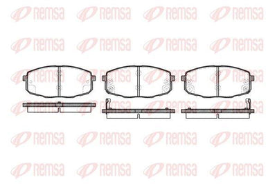 REMSA 1038.02 Brake Pad — Brake Pads