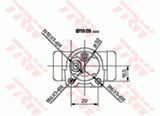 TRW BWD132 Brake Cylinder Right Side - Chamade and More — Brake Hydraulics