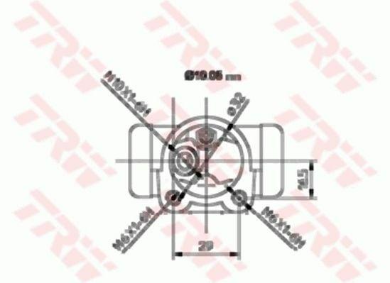 trw bwd132 brake cylinder right side, trw bwd132 detailed view, trw bwd132 installation guide, trw bwd132 compatibility chart TRW BWD132 Brake Cylinder Right Side - High Quality Replacement for Chamade and More | 19mm TRW BWD132 Brake Cylinder Right Side trw, bwd132, brake-cylinder, right-side, replacement-part, automotive, car-maintenance, mechanic-tools, vehicle-parts, ai-generated