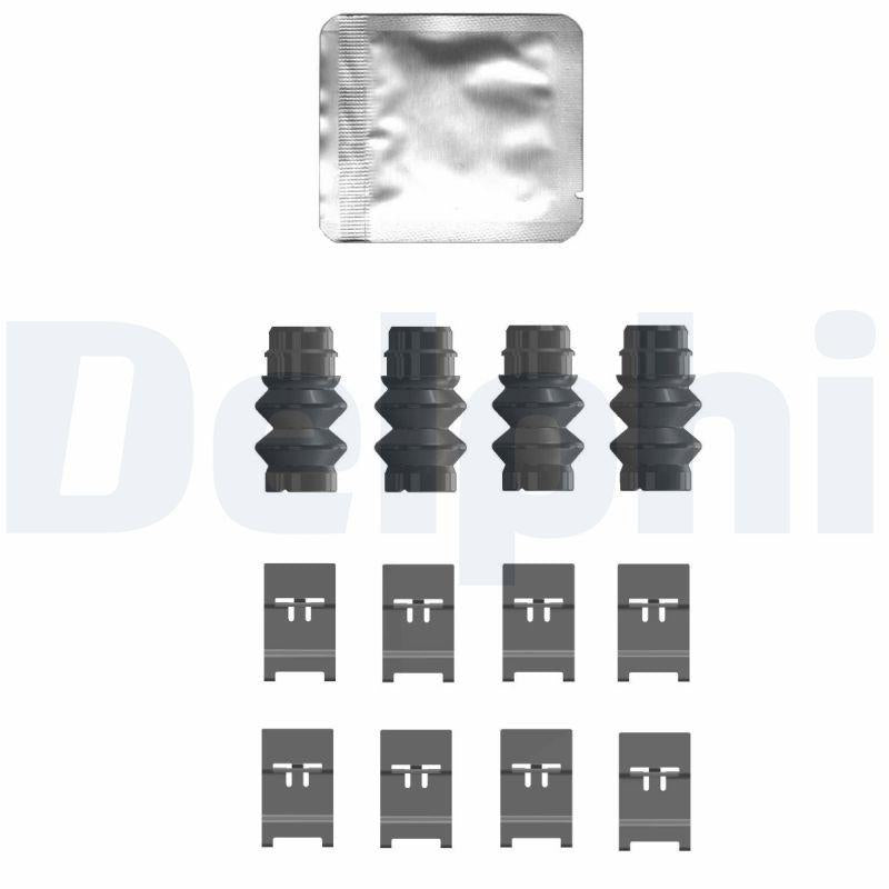 Delphi LX0753 Brake Pad Mounting Set Front Mercedes 03 /2018 / — Brake Pads