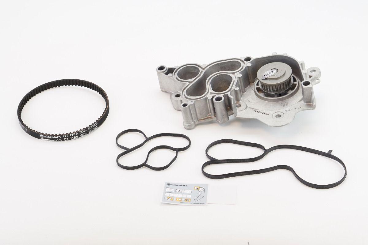 CONTINENTAL CTAM CT1185WP2 Water Pump + 81 Outer Belt VW Caddy Golf Polo Audi A1 A3 Seat Leon Skoda — Water Pump & Thermostat