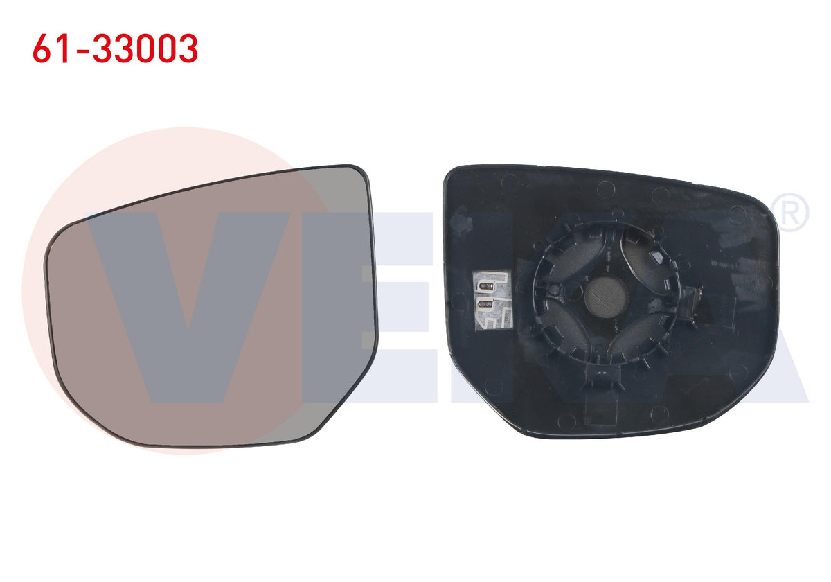 Veka 61-33003 Mirror Glass Left Heated Peugeot Partner Tepee 2008-2012 / Citroen Berlingo 2008-2012