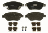 TRW GDB1701 Brake Pad Set - Front Disc Brake Pads for 500L, Corsa D