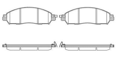 MGA 55672 Brake Pad Brake Front-(Nissan: Navara 2015 >) — Brake Pads