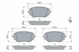 BOSCH 0986460063 - Front Brake Pads for Renault Clio 5 (2019+)