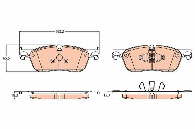 TRW GDB2100 Brake Pads