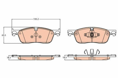 TRW GDB2100 Brake Pads