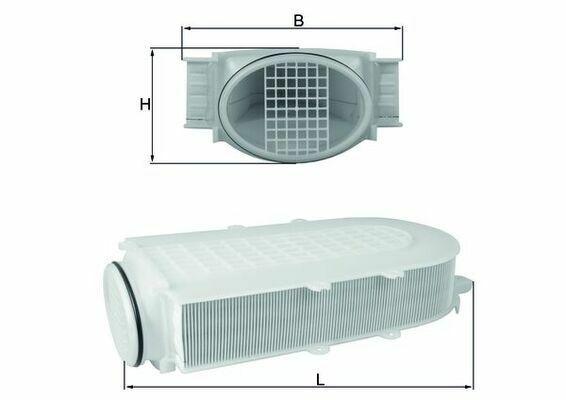 MAHLE LX2991-1 Air Filter - Fits BMW X5 (F15-F85) & X6 (F16-F86) — Air & Cabin Filters