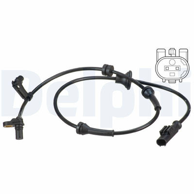 Delphi SS20587 ABS Speed Sensor Rear Left & Right-C1-107-108-Aygo 05- — Vehicle Sensors & Switches