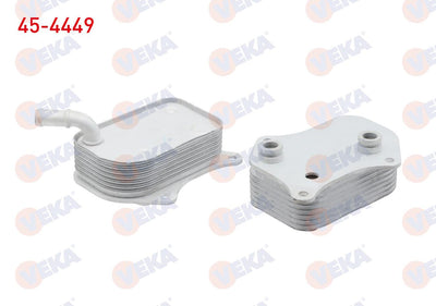 Veka 45-4449 Oil Cooler (with Gasket) Volkswagen Passat 2001-2005 / Audi A4 2001-2008 / A6 2002-2005 — Oil System