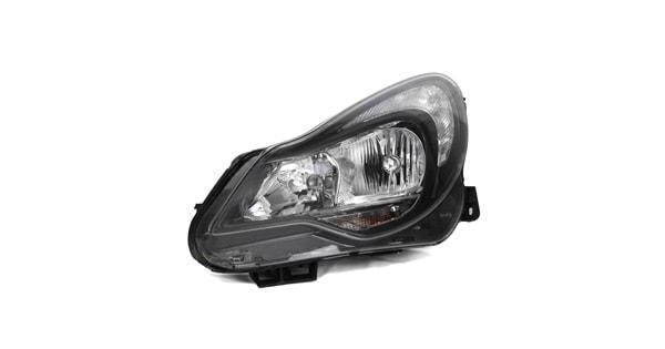 Opel Corsa D Smoke Headlight Left TYC 2011-2014 — Auto Parts Hall, Headlights