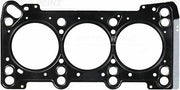 victor reinz cylinder head gasket front view, victor reinz cylinder head gasket technical specifications Victor Reinz Cylinder Head Gasket - Durable Metal Construction for Mechanics and Car Enthusiasts | 1.15 mm Thickness, 79 mm Diameter Victor Reinz Cylinder Head Gasket 61-34145-10 victor-reinz, cylinder-head-gasket, engine-parts, mechanics, car-enthusiasts, automotive-repair, high-performance, durable-gasket, metal-gasket, ai-generated