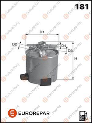 Eurorepar E148078 Fuel Filter Megan II / Scenic II 1.5 dCi 07 — Fuel Delivery