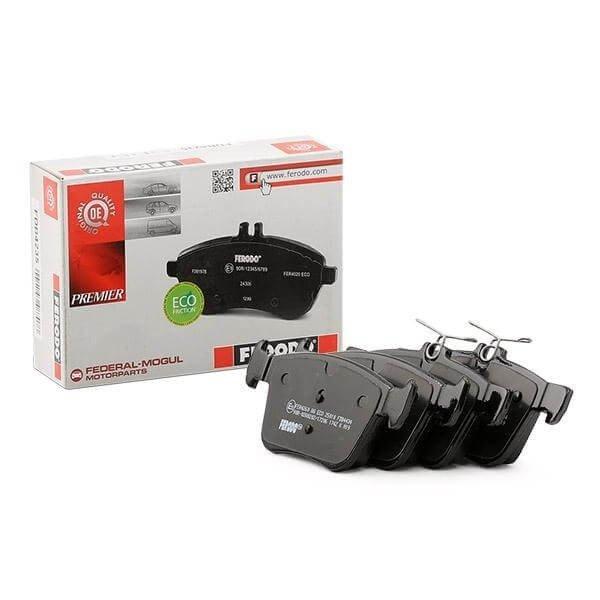 ferodo-rear-brake-pads-seat-ateca-image-1, ferodo-rear-brake-pads-set-packaging FERODO Rear Brake Pads for Seat Ateca - Complete Set for Easy Installation | For Car Owners & Mechanics FERODO Rear Brake Pads for Seat Ateca ferodo, brake-pads, seat-ateca, car-owners, mechanics, automotive-parts, rear-brake-pad-set, high-performance, german-manufacture, ai-generated
