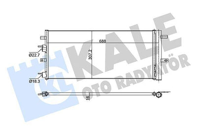 Kale 353160 Ford Mondeo 2014-2018 Models 1.5 Ecoboost A/C Condenser — Condensers & Evaporators