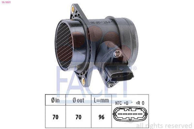 Facet 101031 Air Debimetresi Fiat Stilo 1 9 JTD 03 — Engine Management Sensors