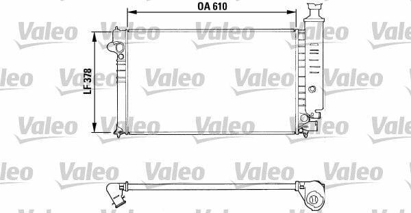 VALEO Motor Radiator P405 II - 1.9 Climate Control — Radiators & Fans