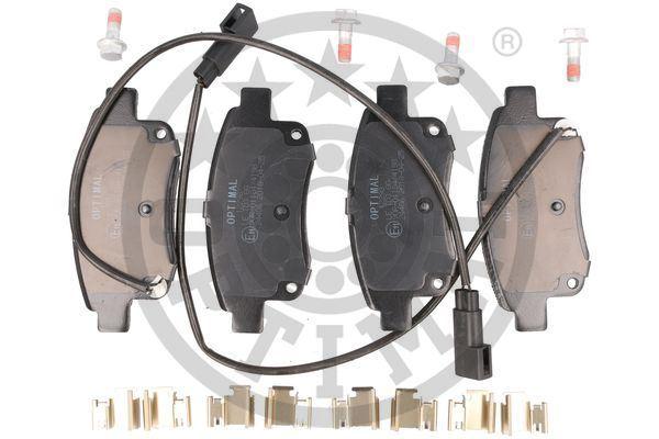 Optimal BP12298 Brake Pad Rear (122mm) Transit 2.2 TDCi 2.4Tdci 06 — Brake Pads