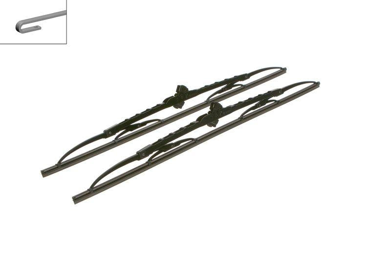 Bosch 3397005163 Wiper Front (550-550mm) Jumper Partner Boxer 94-(Eco) — Wipers