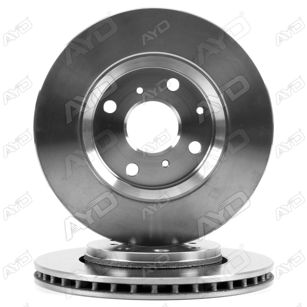 AYD 10-50164 50164 / Disc Front (Ad) 06-Pt.107-Cn.C1-Ta.Aygo 1.0i-1.4Hdi / | Set of 2