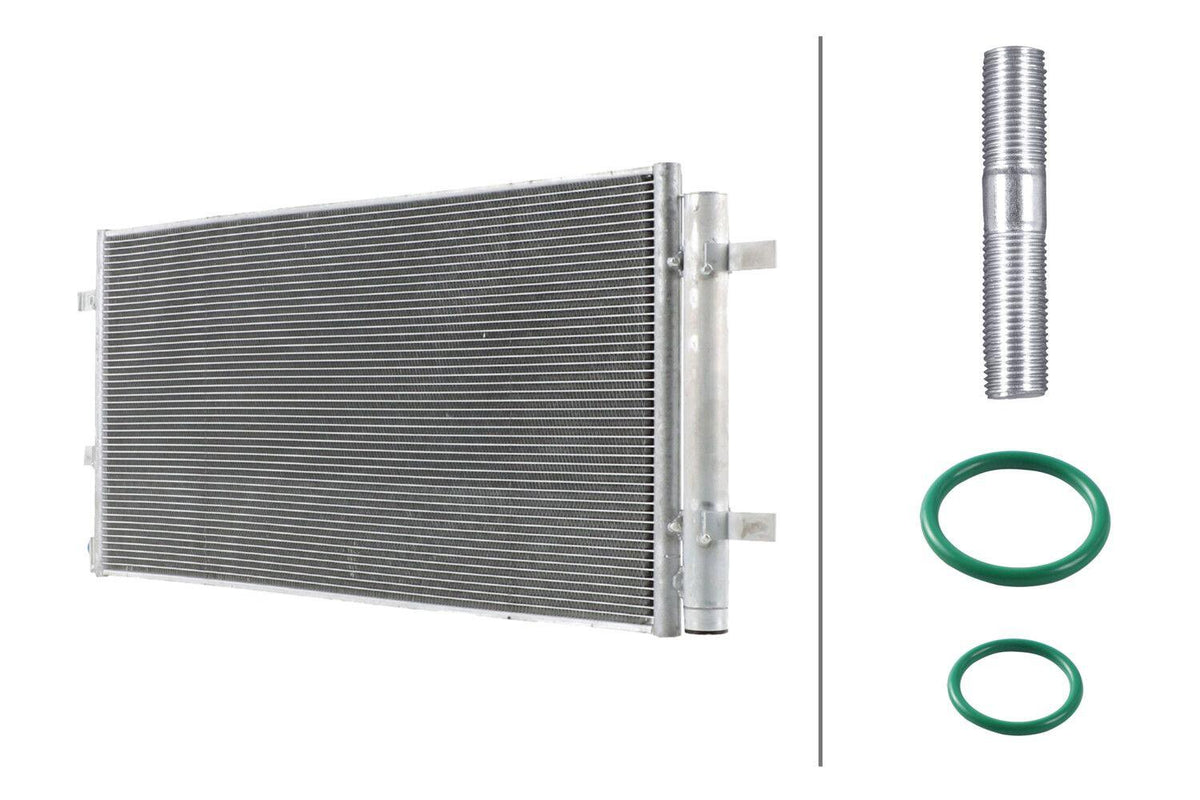 Hella 8FC366221-771 A/C Condenser A6 A7 15 > 18 — Condensers & Evaporators