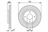 BOSCH Disc Front 08-Cube Z12 Brake Rotors - 2 Pack — Brake Rotors & Drums
