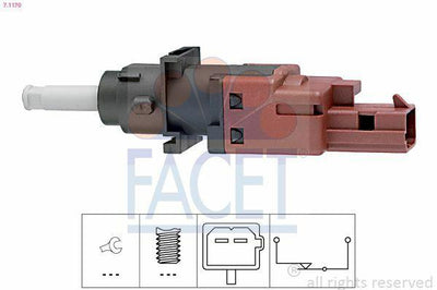 FACET Clutch Pedal Switch 7.1170 — Switches & Relays