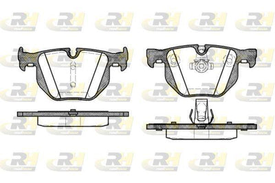ROADHOUSE 2381.60 Brake Pad 5 Series E60 E61 07 03 — Brake Pads