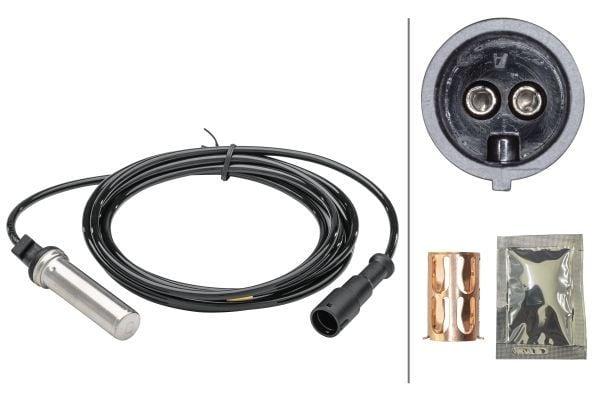 HELLA ABS sensor for Mercedes Daf Man Iveco, Inductive ABS sensor installation diagram HELLA ABS Sensor - 2500mm Length for Mercedes Daf Man Iveco | Arka Aks HELLA ABS Sensor for Mercedes Daf Man Iveco hella, abs-sensor, vehicle-repair, car-parts, brake-system, inductive-sensor, truck-parts, automotive, car-repair-enthusiasts, ai-generated