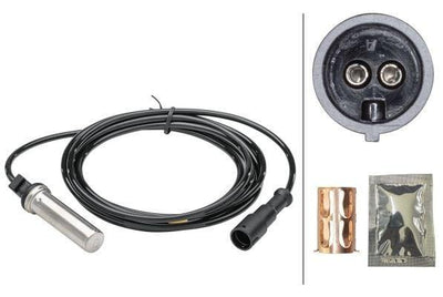 HELLA ABS Sensor - 2500mm Length for Mercedes Daf Man Iveco — Brake Sensors & ABS