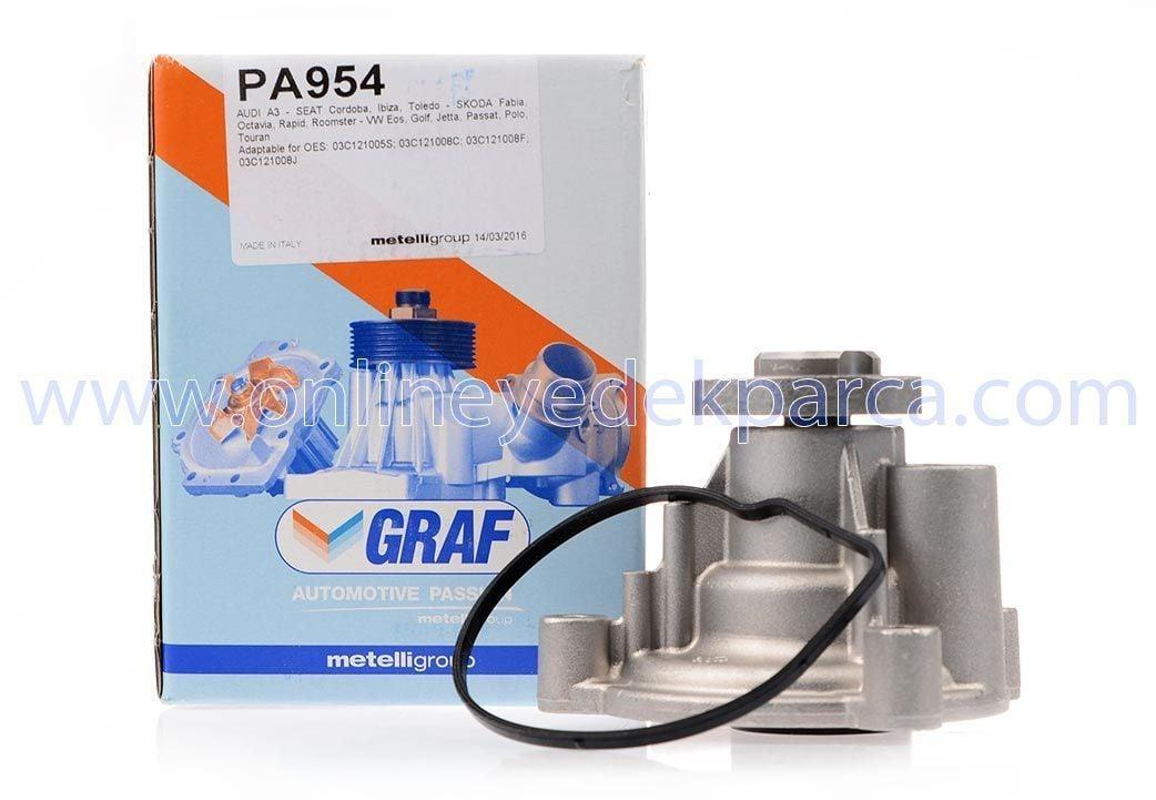 GRAF PA954 Water Pump - Quality Replacement for VW Jetta 2006-2010 — Water Pump & Thermostat