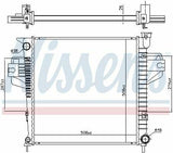 Nissens Radiator for Jeep Grand Cherokee Liberty 3.7 - Durable Cooling Solution — Radiators & Fans