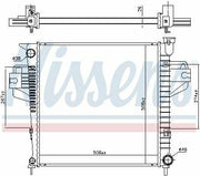 nissens radiator for jeep grand cherokee liberty, nissens radiator technical specifications, jeep grand cherokee liberty radiator installation Nissens Radiator for Jeep Grand Cherokee Liberty 3.7 - Durable Cooling Solution for Mechanics & Car Owners | 20.0 in x 20.0 in x 1.0 in Nissens Radiator for Grand Cherokee Liberty 3.7 nissens, jeep-radiator, grand-cherokee-liberty, car-cooling-system, mechanics, car-owners, engine-cooling, automotive-parts, ai-generated, radiator