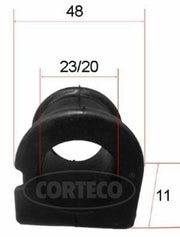 corteco stabilizer bushing for toyota yaris 99-05, front stabilizer bushing from corteco CORTECO Viraj Demir Lastiği Ön - Durable Stabilizer Bushing for Toyota Yaris 99-05 | 11 mm CORTECO Viraj Demir Lastiği Ön - Toyota Yaris 99-05 corteco, stabilizer-bushing, toyota-parts, toyota-yaris, car-maintenance, vehicle-parts, auto-repair, mechanic-tools, car-owners, ai-generated