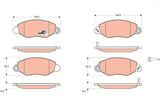 TRW GDB1461 Front Brake Pad for Transit V184 (2000-2006) — Brake Pads