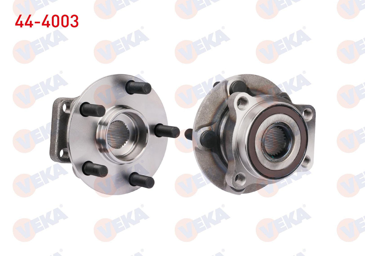 Veka 44-4003 Wheel Hub Left-Right Front with Bearing 5 Lug ABS li 48 Outer Subaru Forester 2.0 i Awd — Hub Assemblies