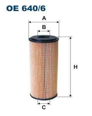 FILTRON OE640-6 Oil Filter - Compatible with A-Class 04-13 Models — Oil Filters