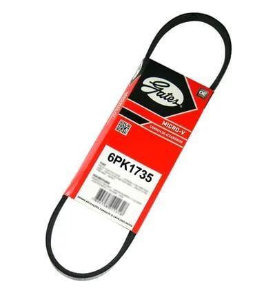 Gates 6PK1735 - Volkswagen Golf 5 1.6FSI Fan Belt — Belts